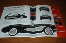 1957 Chevy Corvette Original Imp Brochure Specs Info 57 56 Rpo V8