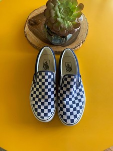grisaille checkerboard vans