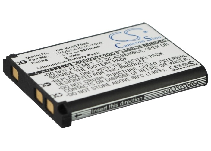 Battery for Kodak EasyShare M200,EasyShare M23,EasyShare M583,EasyShare M750