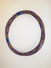 AUTOMOTIVE WIRE 18GAUGE HIGH TEMP GXL 25FEET VIOLET/YELLOW MOTORCYCLE CAR TRUCK