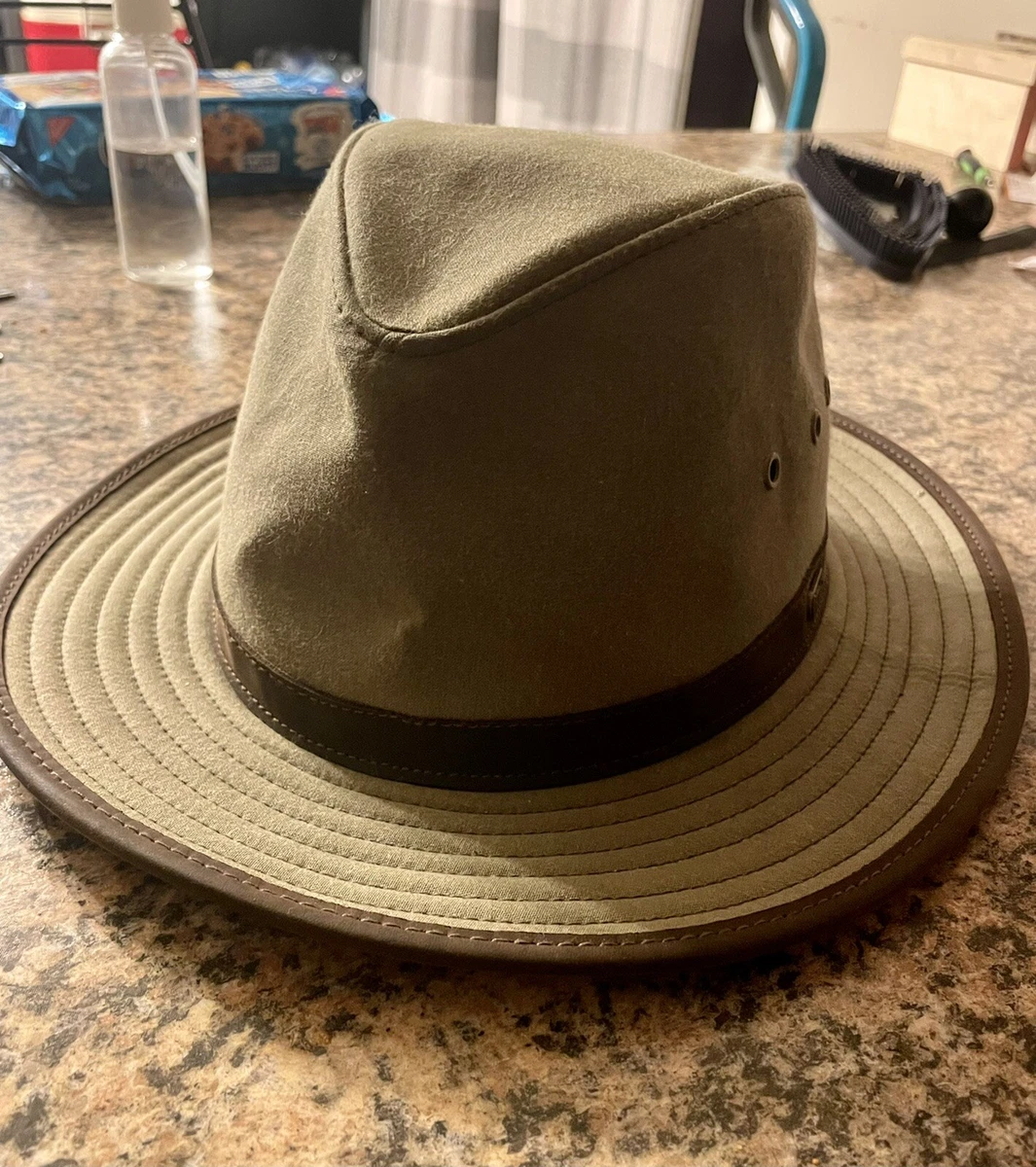 OUTBACK TRADING CO Oilskin MADISON RIVER Packable Hat MEN S Size M