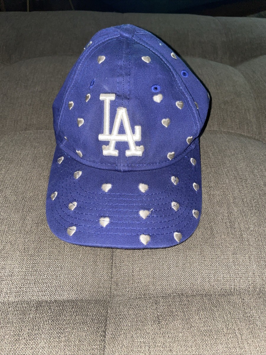 LA Dodgers* Youth Size Baseball Cap W/Embroidered Hearts Rare By  