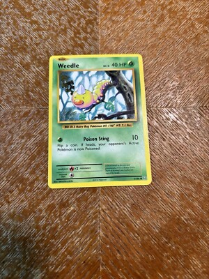 Weedle 5/108 XY Evolutions