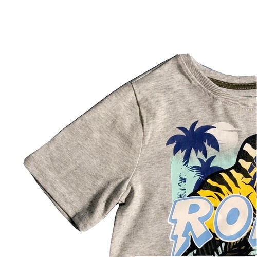 Garanimals ROAR Dinosaurs Boys Outfits 3 Pieces Set Shirt and 2 Pull-On Shorts - Picture 11 of 12