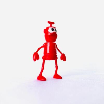 Figurine Popy Ulysse 31 - Ulysse Et Robot Nono Articulés, Plastique Sous Blister (1980, Occasion)