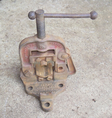 Vintage Ridgid B-Y-1-1/4 Small Pipe Vise Yoke, Ridge Tool Co Elyria, Ohio USA