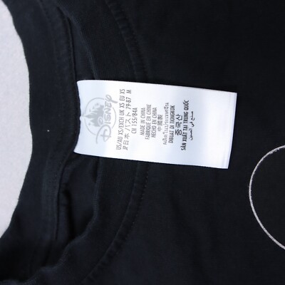 Walt Disney World Vintage Mickey Mouse Shirt XS Extra Small Black
