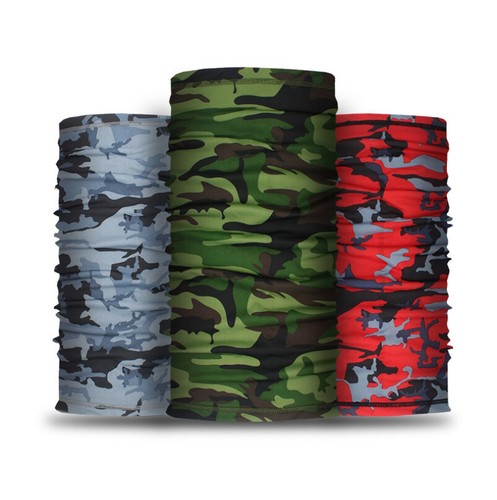 4x Ghetta Collo Maschera Viso Bandana Sciarpa Traspirante Riutilizzabile Balaclava Copricapo - Foto 4 di 15