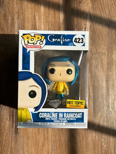 Funko Pop #423 Coraline in Raincoat Diamond Vinyl Figure (Hot Topic Exclusive)