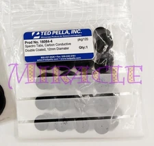 120pc/pack tablets 16084-4 Double-sided carbon conductive film rou Diameter 12mm