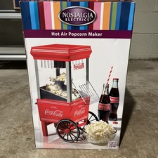 Coca Cola Coca-Cola 🍿 Máquina de encimera para hacer palomitas de maíz de aire caliente nueva sellada 🍿