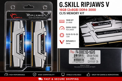 G.SKILL Ripjaws V 16GB (2x8GB) DDR4-3000