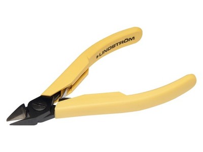 Lindstrom 8153 - Precision Diagonal Cutter w/Tapered Head & ESD Safe Handle,