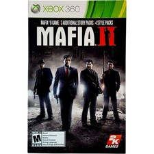 Manual Only Mafia II Platinum Hits - Microsoft Xbox 360 Pristine Authentic