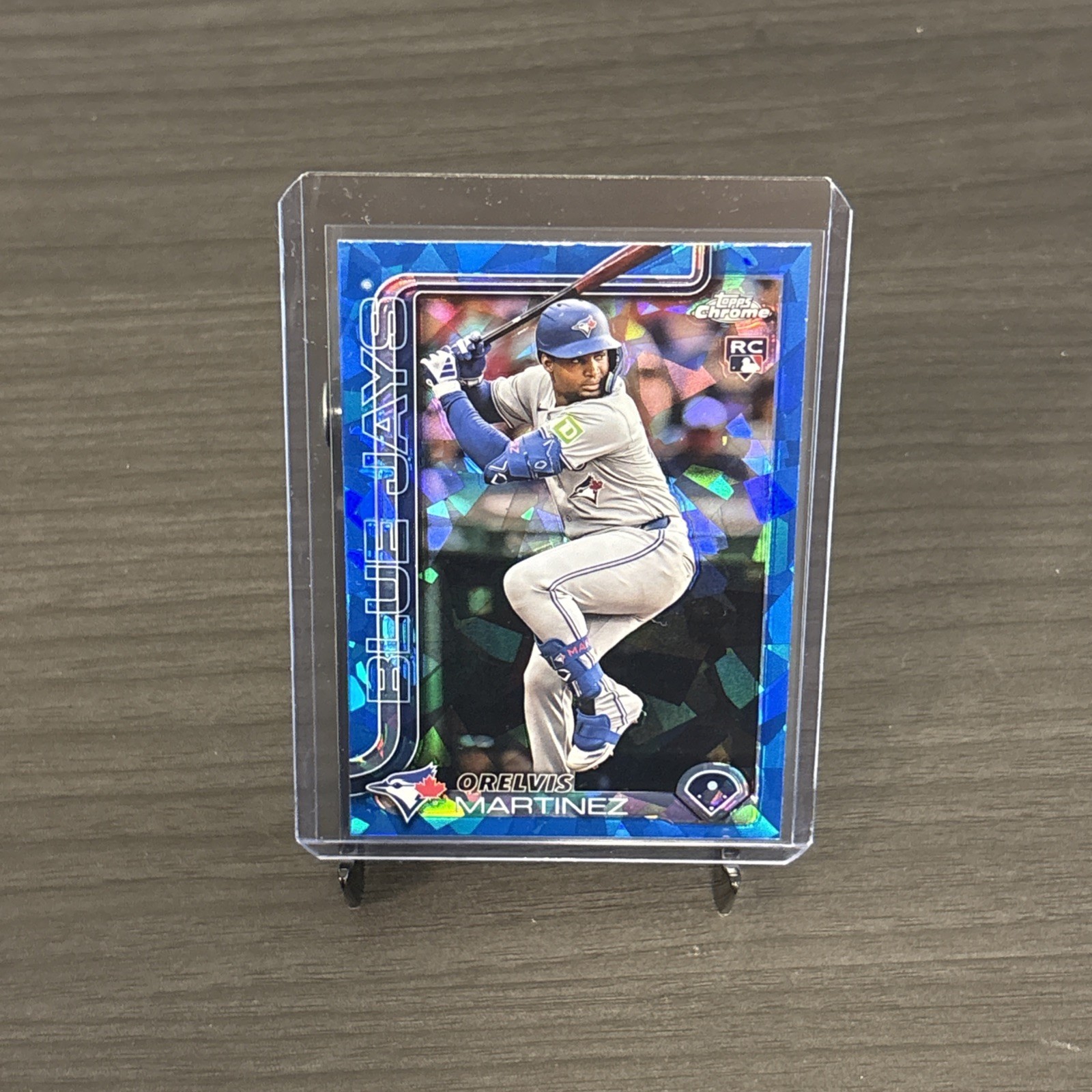 2025 Topps Chrome Sapphire Orelvis Martinez RC Toronto Blue Jays #105