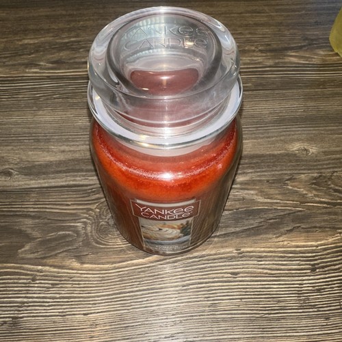 Yankee Candle Pumpkin Cinnamon Swirl Single Wick 22 Oz. New - Picture 4 of 4