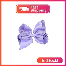 WEBB DIRECT2U Girls 6" Classic Style Large Boutique Grosgrain Hair Bow Alligator