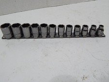 Snap-on 38 Drive 12 Pc Metric Shallow Socket Set8-19mm 6 Point Snap-on 38 Drive 12 Pc Metric Shallow Socket Set8-19mm 6 Point
