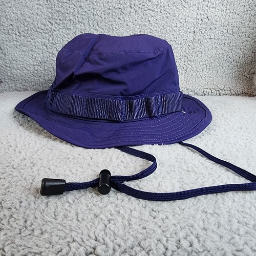 J. Crew Mini Boonie Bucket Hat Size S/M Navy Blue Bucket Lined Fishing Outdoors