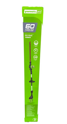 Greenworks G60PHT 60V Teleskop-Heckenschere 51 cm   3200 U/min Power Profi Gerät