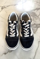 VANS Old Skool Rose Dreams Kids Size 2 Multicolor Suede Lace Up Sneakers Nice