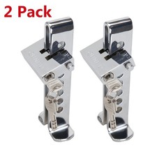 2 Pcs Brake Pedal Lock Security Car Auto Stainless Steel Clutch Lock Anti-theft