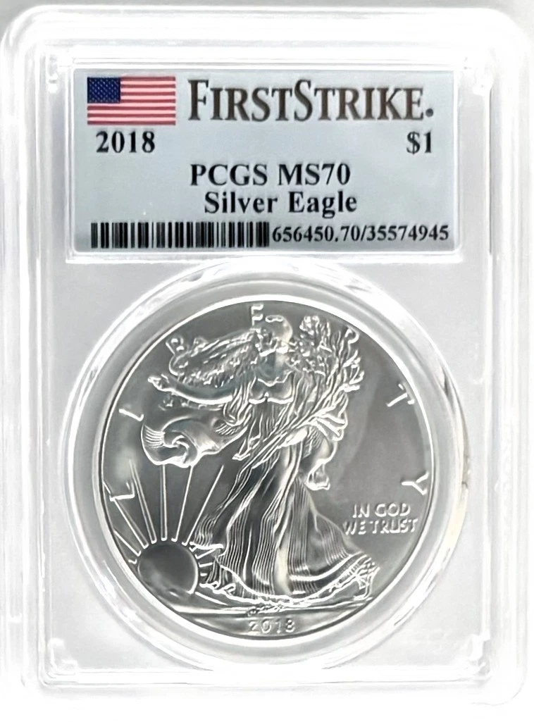 American Eagle MS 70 Graded 2018 Silver Bullion Coins for sale | eBay