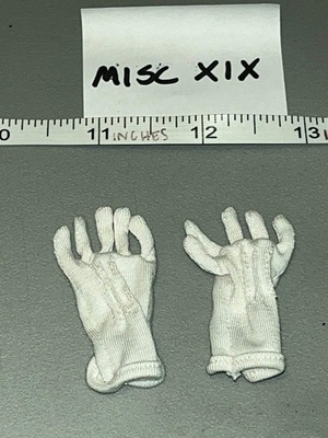#ad 1 6 Scale WWII German White Dress Gloves Pair Inglourious Bastards Hans quot;Landa $10.35