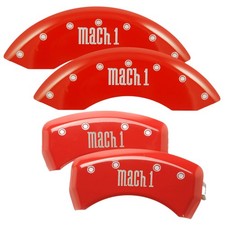 Mgp Brake Caliper Cover Mach 1 Red Set Mach 1 Mustang 2003-2004