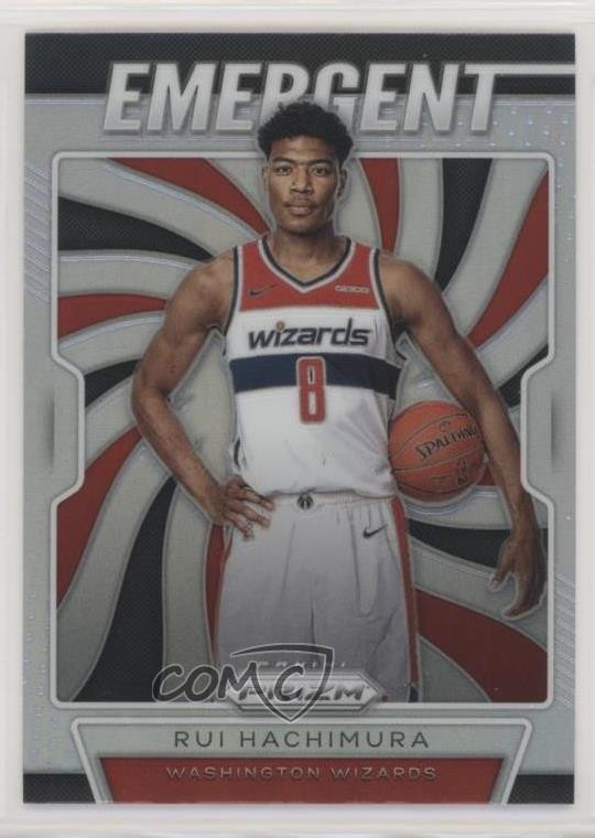 2019-20 Panini Prizm Emergent Silver Prizm Rui Hachimura #21 5r6