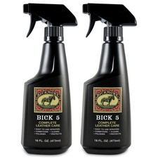 Bick 5 Leather Cleaner  Conditioner 16oz Spray 2-Pack Complete Leather Care