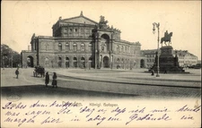 Dresden Koenigliches Hofoper vintage postcard s223