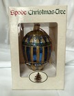 Spode On the Tree Christmas Ornament Blue Gold Egg Glass Original Box — photo 6