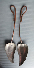 WILLIAM W DODGE ARTS & CRAFTS Salad SERVING Set COPPER Tin Dipped ASHEVILLE NC