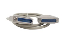 3 Foot DB25 25 Pin Serial Port Cable Male/Male RS232 Cord Connect Accessory