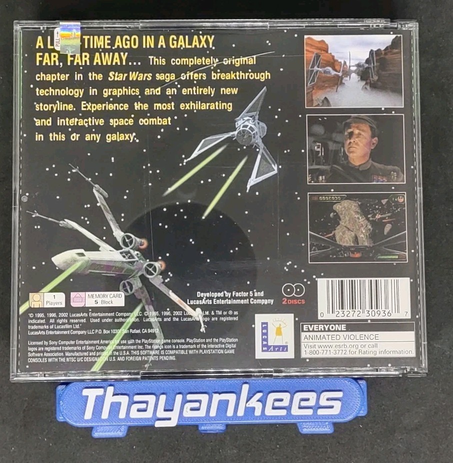 Star Wars: Rebel Assault II -- The Hidden Empire (Sony PlayStation