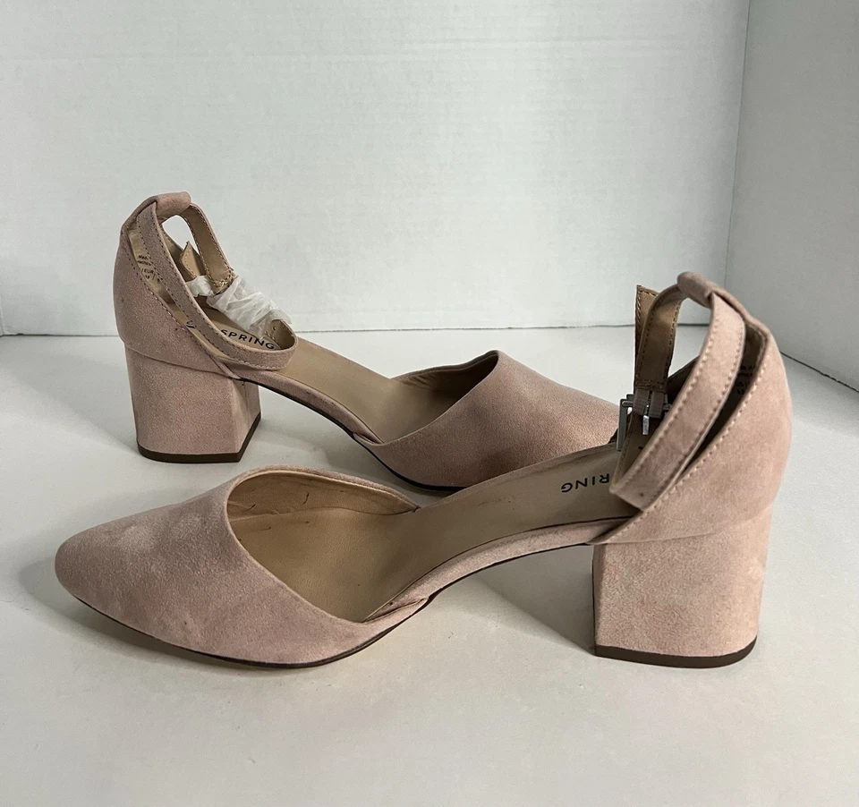 Call It Spring Aiven Block-Heel Pumps Women's Shoes Pink Size 8.5 Heels 2.5” - Image 3 of 4