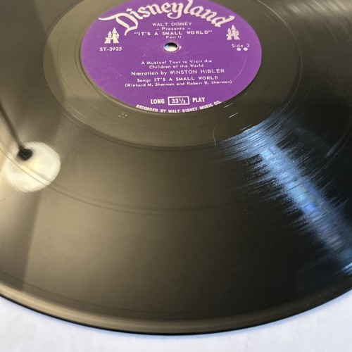 WALT DISNEY New York World's Fair “IT'S A SMALL WORLD” 1964 LP RECORD ST 3925 - Picture 16 of 16