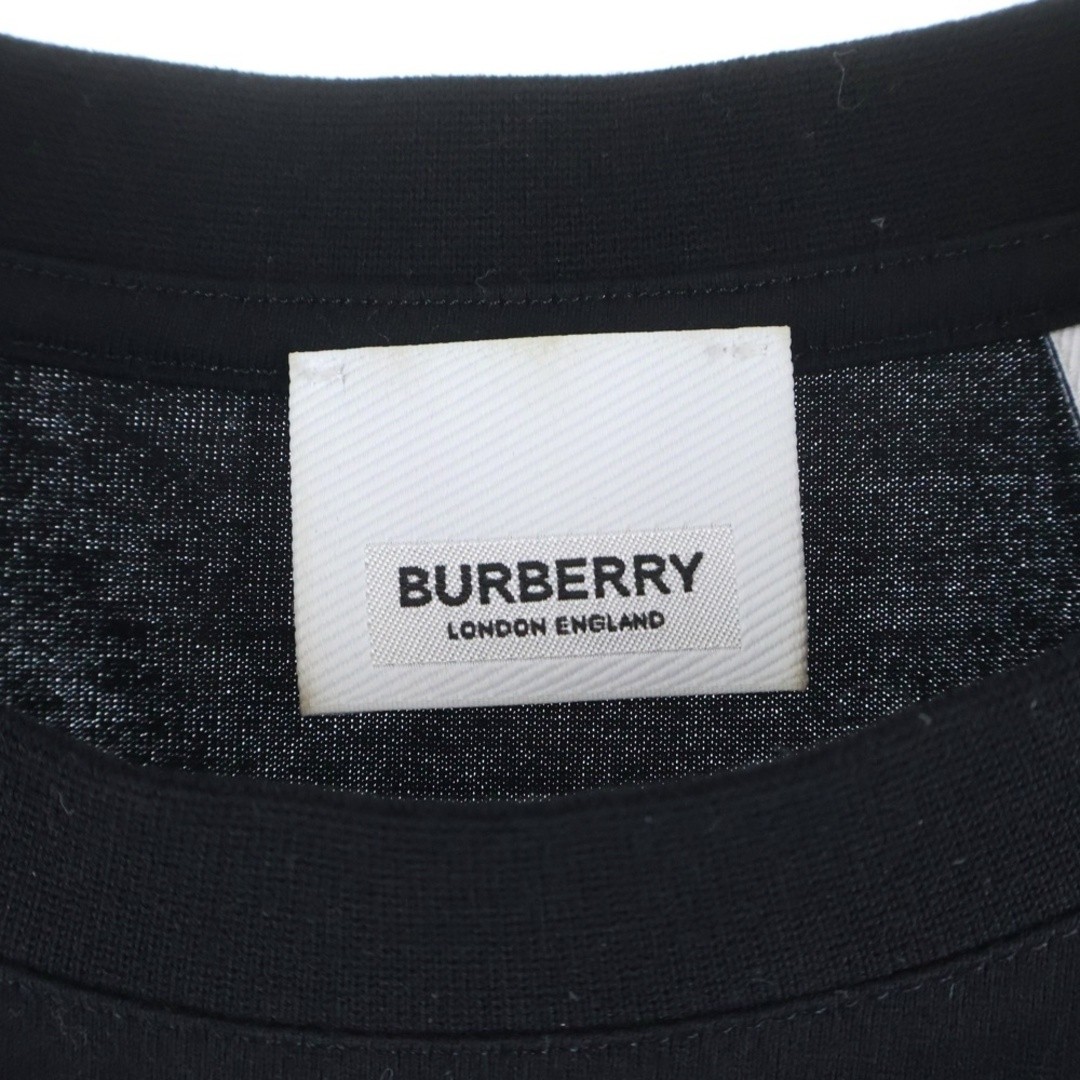 BURBERRY Front Logo Print Crew Neck Short Sleeve T-shirt Black 8053010 72M Used thumbnail 6