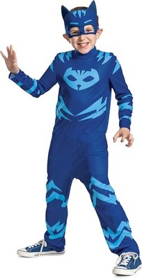 Disguise PJ Masks Catboy ADAPTIVE Jumpsuit Headpiece Halloween Costume Child 2T