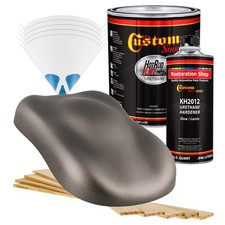 Hot Rod Flatz Graphite Gray Metallic Gallon Kit Urethane Flat Auto Car Paint Kit Hot Rod Flatz Graphite Gray Metallic Gallon Kit Urethane Flat Auto Car Paint Kit