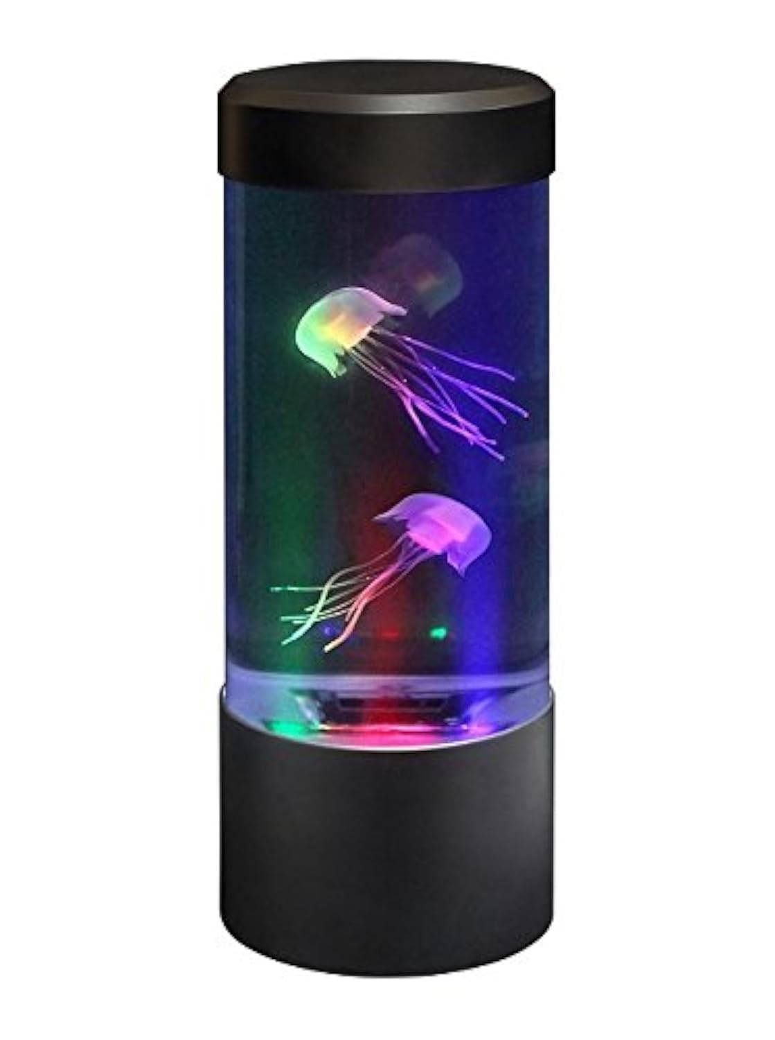 Playlearn Mini Jellyfish Aquarium Lamp Electric Fake Fish M, Black