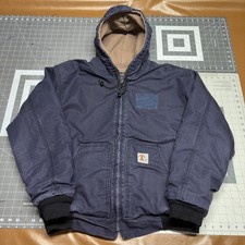 Tyndale Jacket Men L Full Zip Hooded FR wool lining Flame Resistant Workwear
