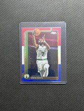 2025-26 Topps Chrome Jaylen Brown - Red, White & Blue Refractor #51 Celtics