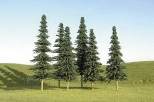Bachmann 32104 Paisajes Escenarios 3"-4" Abetos (Juego de 9) | Zustand: New