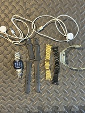 Apple Watch SE 1st Generation 40mm Black Aluminum With Various Bands  2 Cables
