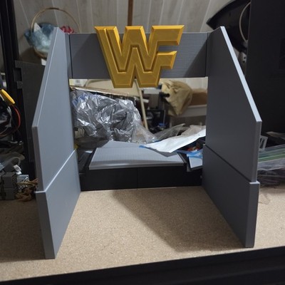 WWE Mattel Elite 90s Entrance Grey Version Accessory Diorama