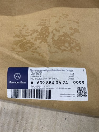 MERCEDES W639 VITO/VIANO MODANATURA PARAURTI ANTERIORE OEM A6398840674 9999 - Foto 3 di 21