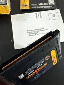 Mortal Kombat 2 II (Sega 32X, 1994) CIB Complete Reg Card - Tested - Authentic