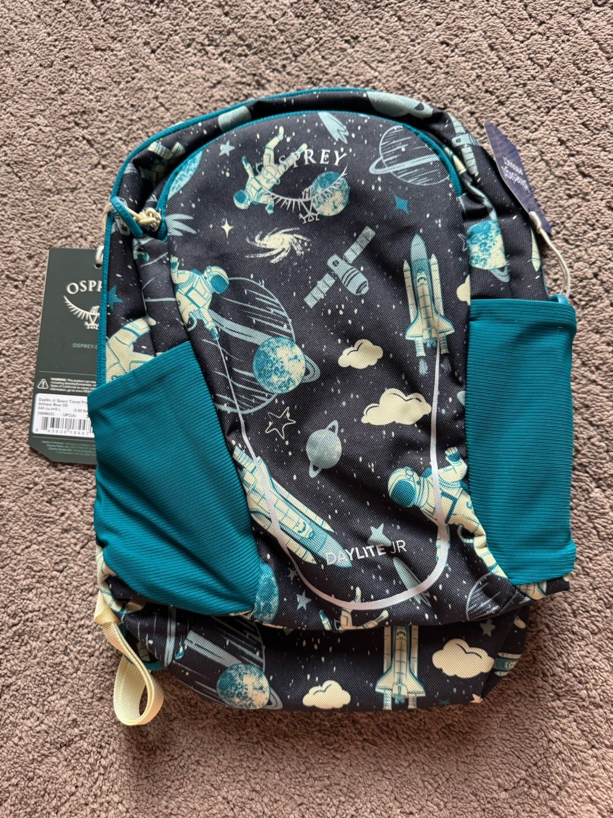 Osprey Daylite Jr. Kids' Commuter Backpack, Space Travel Pri